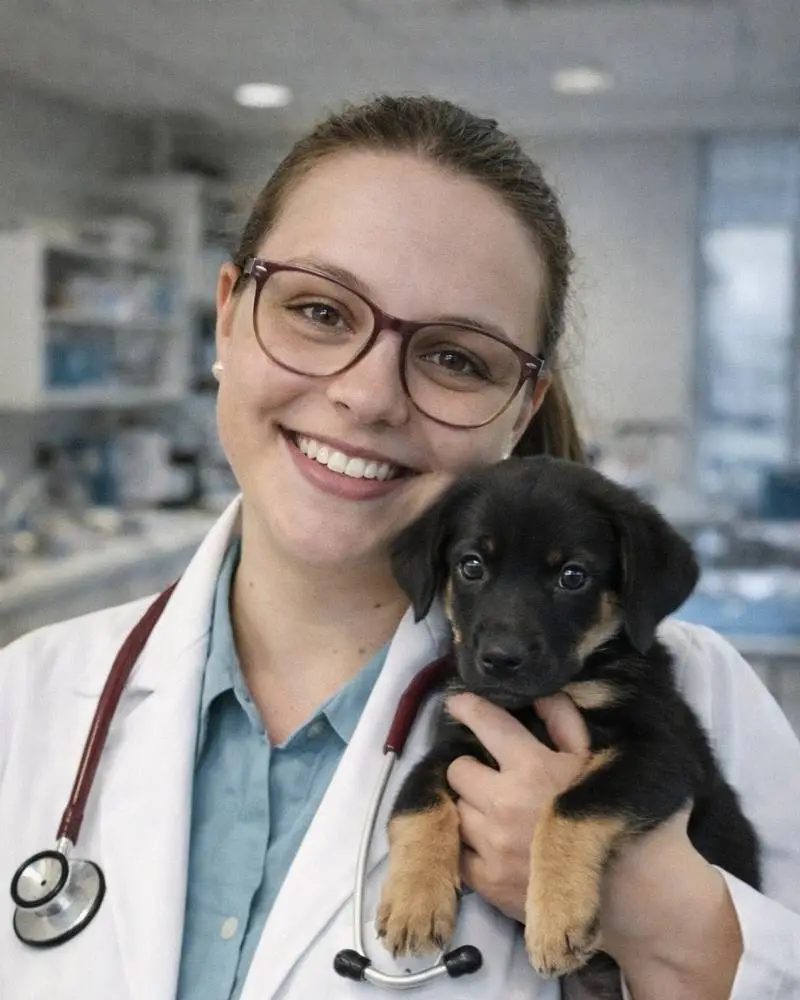M.V. Manuela P. C. Milanello – Médica Veterinária da Clínica Vetcare em Tietê SP